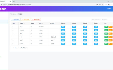 SVNAdmin2 - 基于web的SVN管理系统